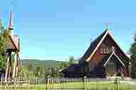 Kirche mit Turm von Kvikkjokk